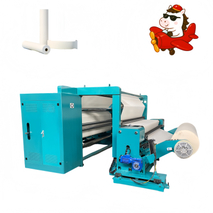 SLT-SUD Full Automatic Non-Woven Floor Roller Rewinding Machine with Auto Cutting