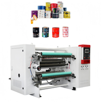 SLT-SGC Integrated All-in-One Film Slitting Rewinder | Compact Easy Operation Large Unwinding Jumbo Roll Slitter for BOPP PET PE Flexible Protective Plastic Film 