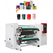 SLT-SGC Integrated All-in-One Film Slitting Rewinder | Compact Easy Operation Large Unwinding Jumbo Roll Slitter for BOPP PET PE Flexible Protective Plastic Film 