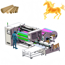 SLT-SUE Automatic Paper Film Label Rewinding Machine with 11 Servo High Speed System
