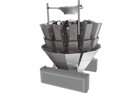 10 Heads Multihead Weigher Bottle Filling And Capping Production Line